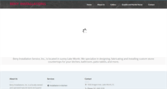 Desktop Screenshot of benyinstallations.com