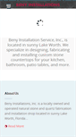 Mobile Screenshot of benyinstallations.com
